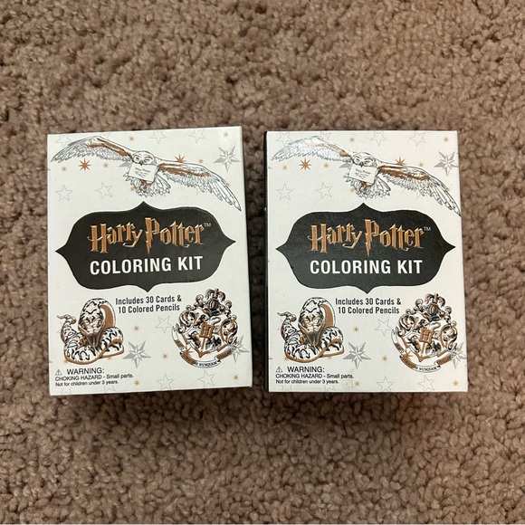 Office | New Harry Potter Coloring Kit Set Of 2 | Poshmark